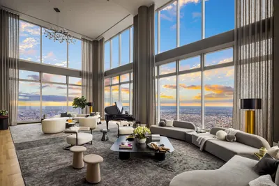 Penthouse living space